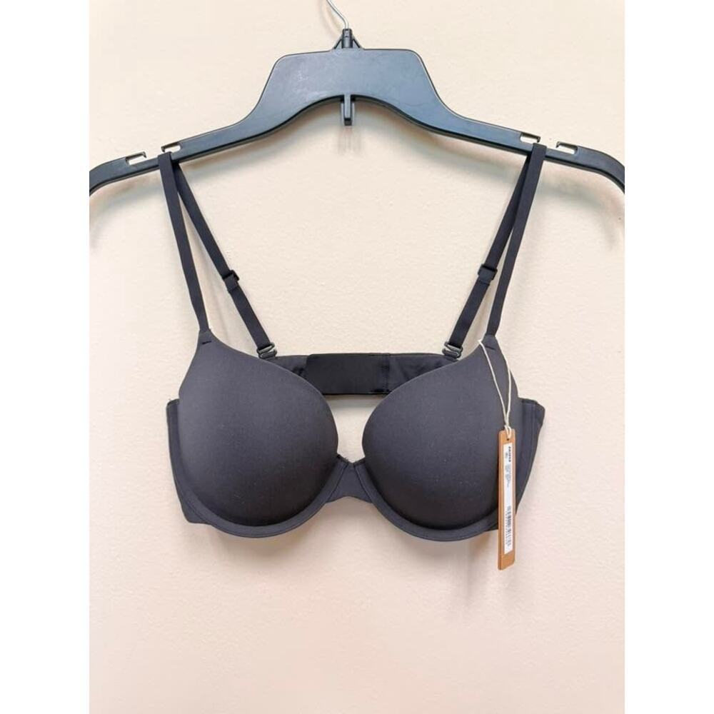 SKIMS FITS EVERYBODY Push-Up Bra - Onyx Size 34C NWT #1823